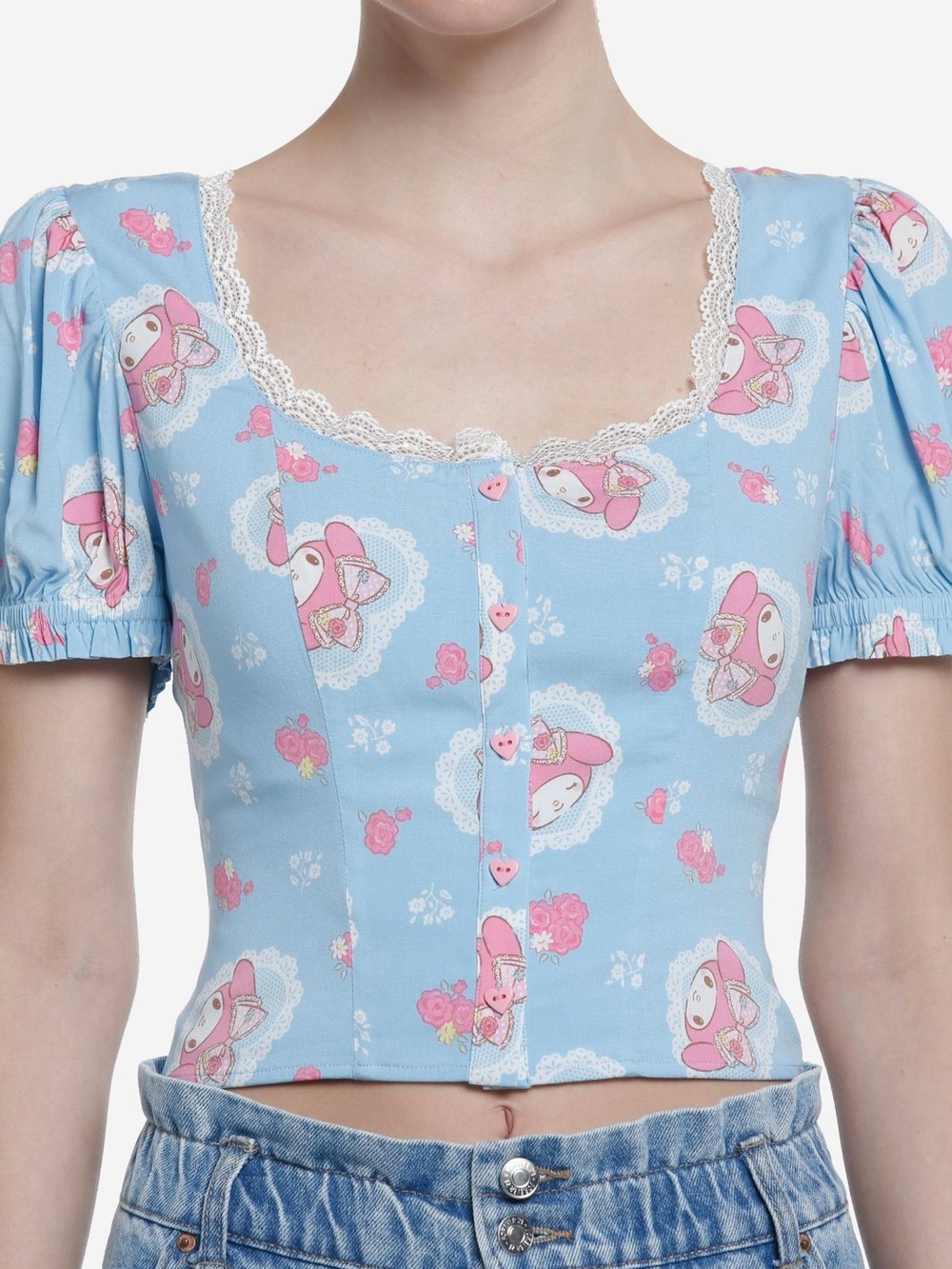 My Melody Cottagecore Blouse Plus Size 4